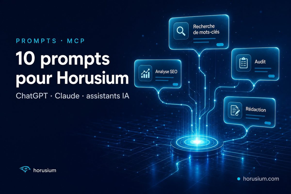 10 prompts pour utiliser Horusium avec ChatGPT et Claude — Horusium
